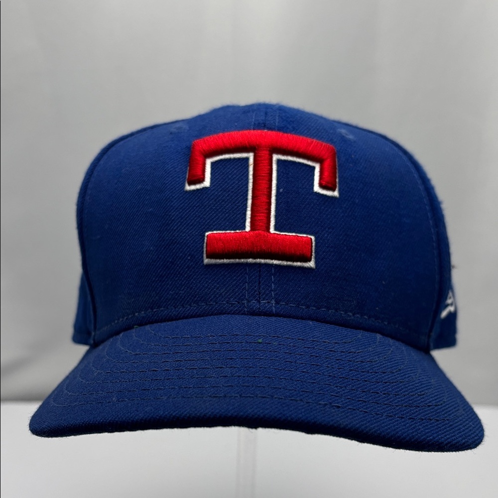VTG Texas Rangers‎ Blue Baseball Cap with Red T Logo